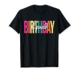 Photo Gallery birthday squad colorato buon compleanno divertimento bday donne ragazze maglietta Photo Gallery birthday squad colorato buon compleanno divertimento bday donne ragazze maglietta