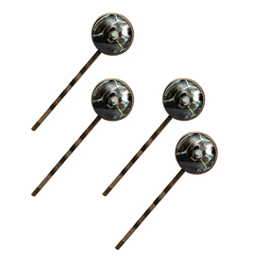 Lot de 4 barrettes à cheveux panda le cadeau mignon femme