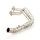 Este conector de tubo intermedio de escape ayuda a darle a su motocicleta un rugido excelente; También ayuda a mejorar el rendimiento del escape
