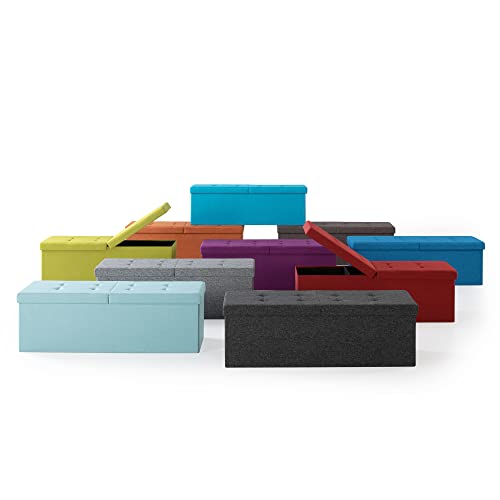 Otto & Ben BPP-OT-45F-BR 45 Inch Storage Ottoman thumb #8