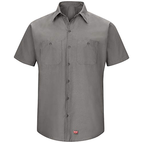 Chemise de travail à manches courtes Red Kap Mimix homme gris XL