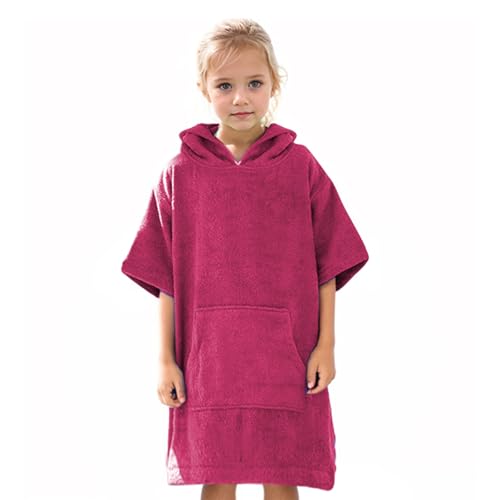DiaryLook Kinder Kapuzen Badeponcho,Saugf&auml;higes Handtuch Poncho f&uuml;r Jungen und M&auml;dchen,11-14 Jahre,Ideal f&uuml;r Strand,Schwimmen und Surfen