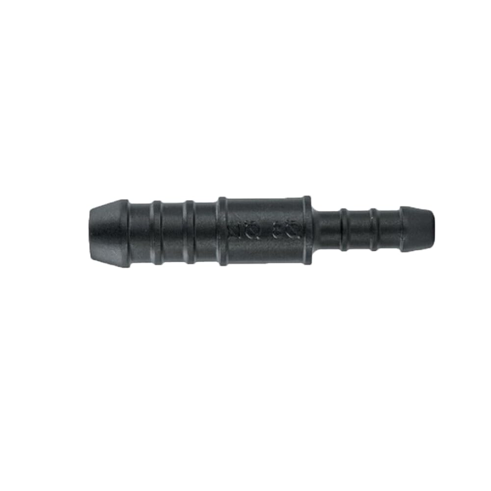 KafTon Straight Reducer Joiner Tubing Plastic Pipe Connector for Garden Water System (12mm to 8mm, 50)