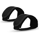 オーディオファン 自転車 ストラップベルト サイクリング ペダルバンド 滑り止め 面ファスナー シール テープ式 自転車ペダルのつま先クリップ 2枚