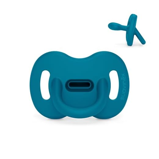 Suavinex, Chupete Todo Silicona, para Bebés 6/18 Meses, con Tetina Fisiológica Sx Pro, Súper Blandito y Flexible, Ideal para Dormir, Respeta el Desarrollo Bucodental, Colour Essence, Deep Ocean