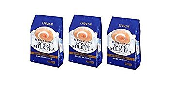 Nitto Royal Milk Tea, Té de leche instantáneo japonés, Paquetes de 10 bolsas, juego de 3 paquetes (30 bolsas en total), fabricado en Japón