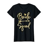 Arrow And Heart Dark Yellow Bride Squad