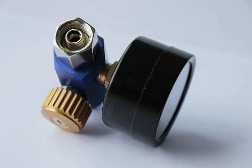 Regulador De Pressao 1/4 Para Pistola Pneumatica Pintura Psi Manometro