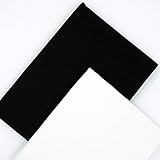 Master FAB -Black&White 100% Cotton Fabric by The Yard for Sewing DIY Crafting Fashion Design Washab