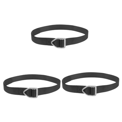 3pcs Men Canvas Belt Camping Accessory Heavy Duty Outdoor Work Belt for Men