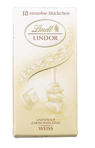Lindt Lindor Irresistibly Smooth White Chocolate, 100Gram(Pack of 2)
