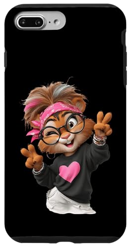 Sassy Lioness �s�[�X�T�C�� ���g�� �t�@�b�V���� �O���t�B�b�N �V�ѐS�̂���V���[�v �X�}�z�P�[�X iPhone 7 Plus/8 Plus �p