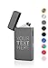 Produktbild TESLA Lighter T13 Lichtbogen Feuerzeug, mit Wunsch-Gravur, personalisiert als Geschenk zu Weihnachten, Geburtstag etc. Elektronisches Feuerzeug, wiederaufladbar per USB Anthrazit