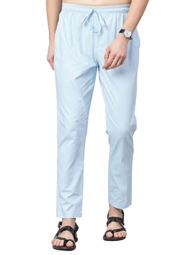 Majestic Man Men's Regular Fit Mid Rise Casual Style Pure Cotton ...