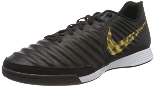 Nike Herren LegendX 7 Academy IC Fußballschuhe, Mehrfarbig (Black/MTLC Vivid Gold 077), 43 EU