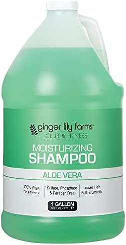 Amazon Com Ginger Lily Farms Club Fitness Moisturizing Shampoo For All Hair Types 100 Vegan Cruelty Free Aloe Vera Scent 1 Gallon 128 Fl Oz Refill Everything Else