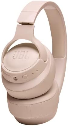 JBL Tune 710BT Wired and Wireless Over-Ear Headphones with Built-In Microphone, Multi-Point Connection and Hands-Free Controls, in Blush Pink