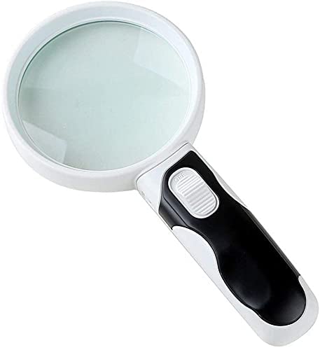 Verre de lecture portable HD Taston en forme de raquette avec loupe haut de gamme