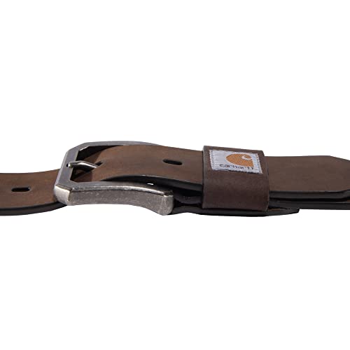 Carhartt Men's Standard Casual Rugged Belts, Available In Multiple Styles, Colors & Sizes, Saddle Leather (Brown), 38 #TOP2