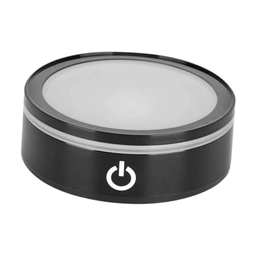 BaotyJie Base de exibição de lâmpada de luzes LED, antiderrapante, recarregável por USB, ajustável,