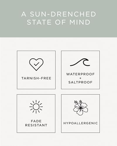 Statement Chains Set for Women – 3-Year Color Guarantee – Waterproof, Hypoallergenic, Gold PVD Coated – Layering Set for Beach, Weddings, Gifts – Includes 16” Snake & 18” Chunky Love Chains3