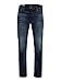 Produktbild JACK & JONES Herren Comfort Fit Jeans Mike ORIGINAL JOS Mid Waist Reg Basic, Farben:Dunkelblau-2, Größe Jeans:36W / 32L
