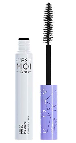 C'est Moi Muse Mascara | Velvety Smooth, Gentle, Non-Toxic Luxe Mascara Formulated with Shea Butter, Grapeseed Oil and Sunflower Seed Wax, No Clumping, Defined Long Lashes, Black, 0.14 fl oz.