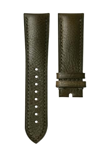 Bracelet cuir vache compatible montre Vacheron Constantin Traditionnelle 85520 entrecorne homme