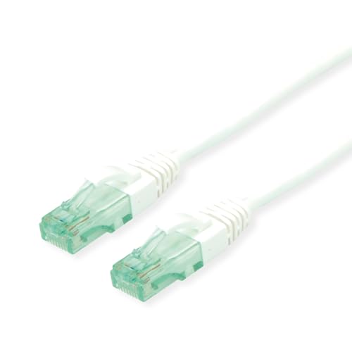 ROLINE RM Câble patch Cat.6A UTP, blanc, 7,5 m