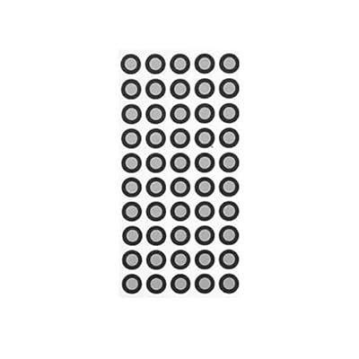 10 Sheets Scanner Reflective Film 3D Scanning Marker Dots Reference Point Markers 6mm Marking Marker/dots Sticker for Complex Details
