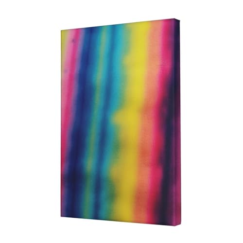 Toile murale moderne multicolore affiche déco sans cadre 45x30 cm