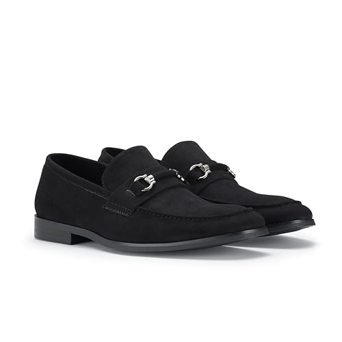 Image of Ferro Aldo Men's Premium Moc Toe Loafers | Casual & Dress Styles with Tassels & Horsebit Buckles