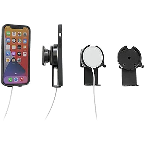 Brodit 216176 Device Holder | Made in Sweden | for Smartphones - Apple iPhone 12, iPhone 12 Pro Max, iPhone 12 Pro, iPhone 12 Mini, Black, 971870 Cover