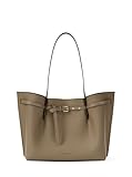 Michael Kors Women's Emilia Large Tote, Husk/Pebbled Leather, One Size