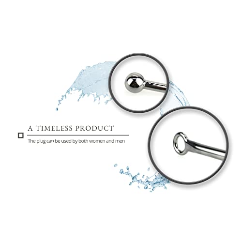 Anale plug, buttpluk, anale plug, plug metaal, haak, bondage SM, koppels, mannen, voor beginners, anaal speelgoed, seksspeelgoed, erotische gadget, sextoy buttplug haak met bal staal A25-2 - Afbeelding 5