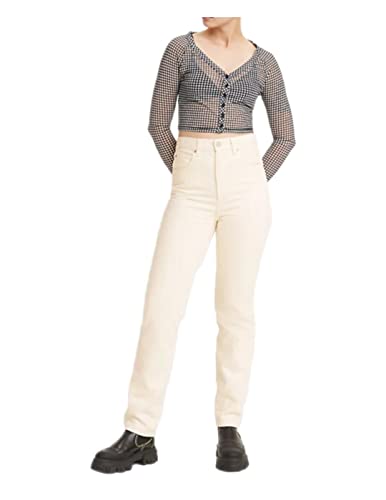 Levi's 70s High jeans femme beige 29Wx29L coupe vintage élégante
