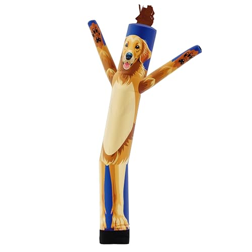 LookOurWay Air Dancers Wacky Waving Inflatable Tube Guy Attachment | 6ft Tall Inflatable Advertising Waving Dancing Man Blower Not Included | Birthday Theme - Dog