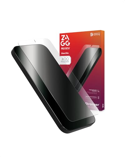 Image of ZAGG Glass+ Samsung Galaxy A56 5G Screen Protector - Extreme Impact & Shatter Protection, Scratch-Resistant, Smudge-Resistant, Fingerprint Scanner Compatible, InvisibleShield, Easy Installation
