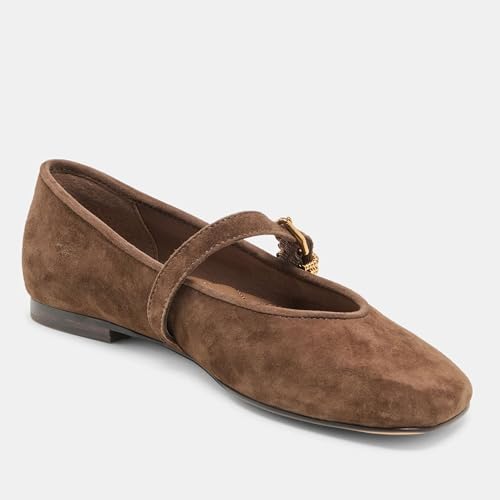 Ballet Flats for Women - Mary Jane Style with Strap, Square Toe Stylish and Elegant for Formal Office Wear4