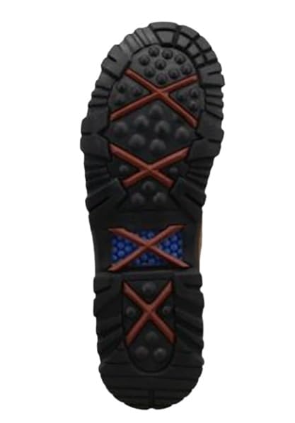 Image of Twisted X Men's 6 inch Work Boot, Round Toe Nano Toe, Rustic Brown, 10.5 W