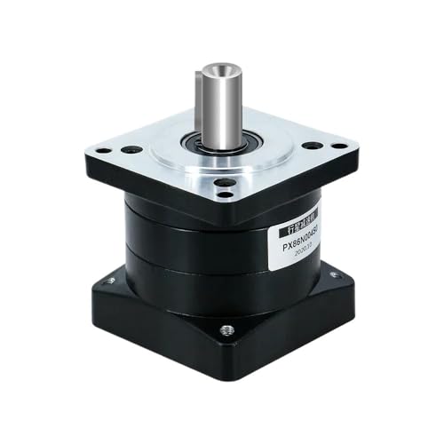 Réducteur planétaire PX86 rapport 96 à 1 avec entrée 14mm pour axe rotatif CNC