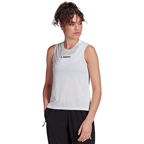 adidas Terrex Multi Tank haut de randonnée respirant et léger blanc MD