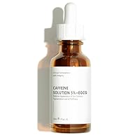 The Caffeine Solution 5% + EGCG,Reduces Appearance of Eye Contour Pigmentation and Puffiness,Under Eye Serum (30ml) Caffeine For Face Moisturizing Serum