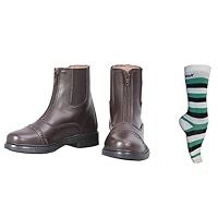 Bottes équitation Enfant TuffRider Starter Avant Zip - Marron, Taille 13 - Occasion