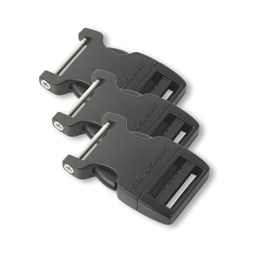 Sea to Summit Field Repair Buckle - Side Release, 1 Pin, 3-pack, 20mm / 3/4in