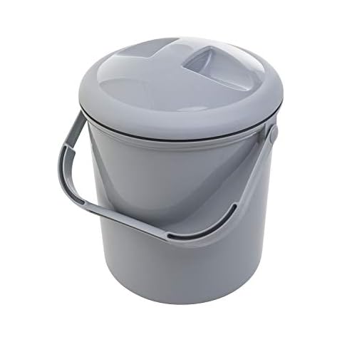 Rotho Babydesign Nappy Pail, 10l, 0+ Months, Bella Bambina, Stone-Grey, 20021 0286 Cover
