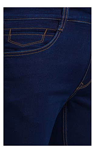 Image of Parx Men's Fitted Cotton Jeans (XCYA01643B9 Blue)