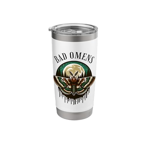Bad Omen Moth Stainless Steel Insulated Tumbler