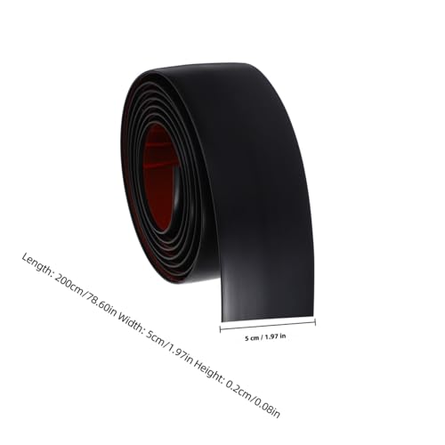 Seuil de transition adhésif noir pour masquer les raccords de sols