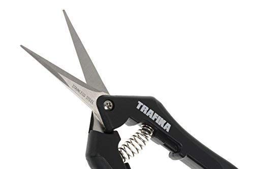 TRAFIKA Snoeischaar Recht mes/Kweekschaar / 100% INOX/Extra scherp. Ergonomisch/Ontworpen voor precisiesnoeien/Geschikt voor hydrocultuur - Afbeelding 4